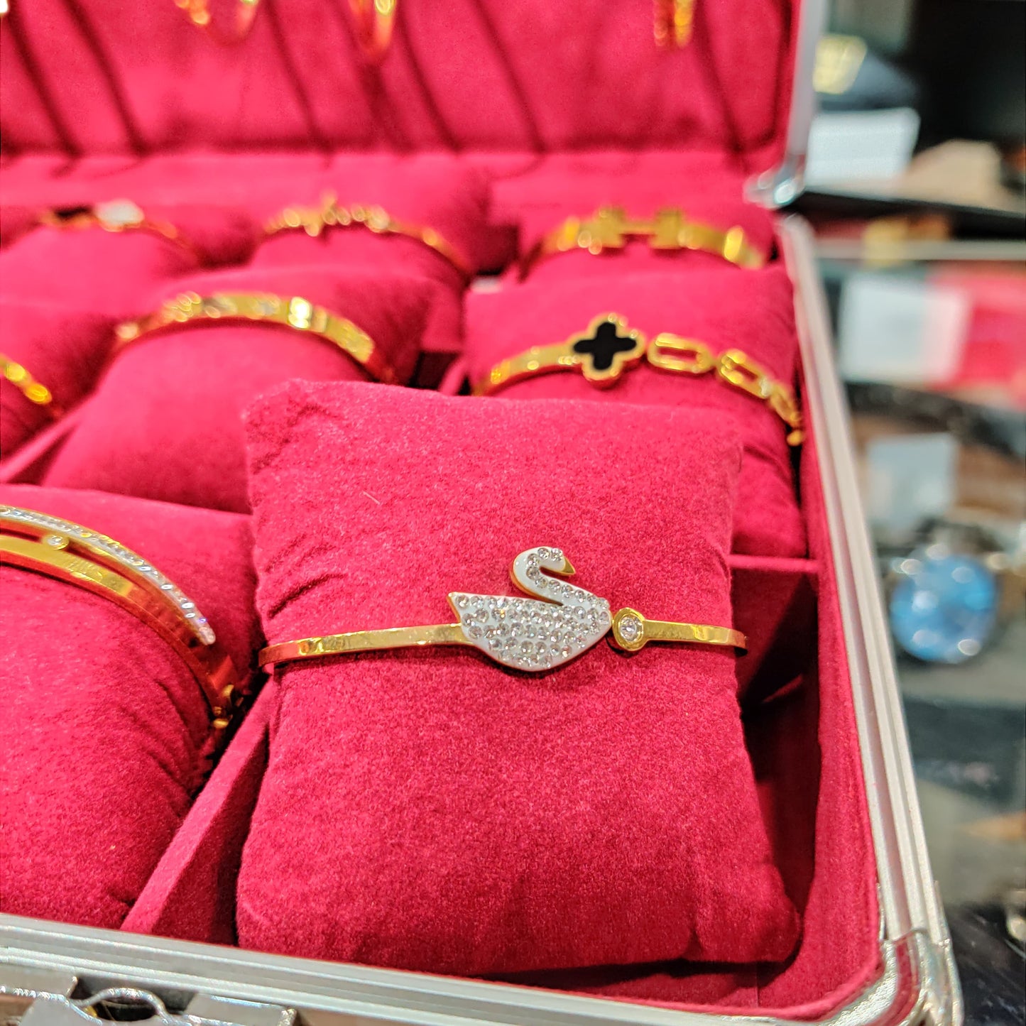 Trendy Fashion Jewellery | Women Bracelet Stainless Steel Cuff Bangle for Girls