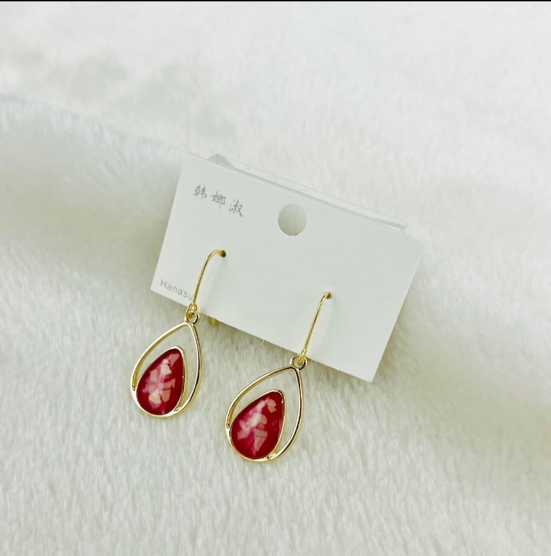 Korean Crystal Pearl Earrings for Women Girl Party Fashion Jewelry