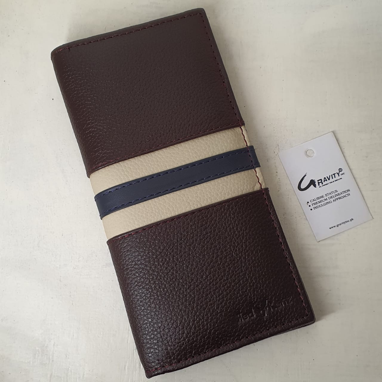 Pure Leather Men's Long Wallet rk164