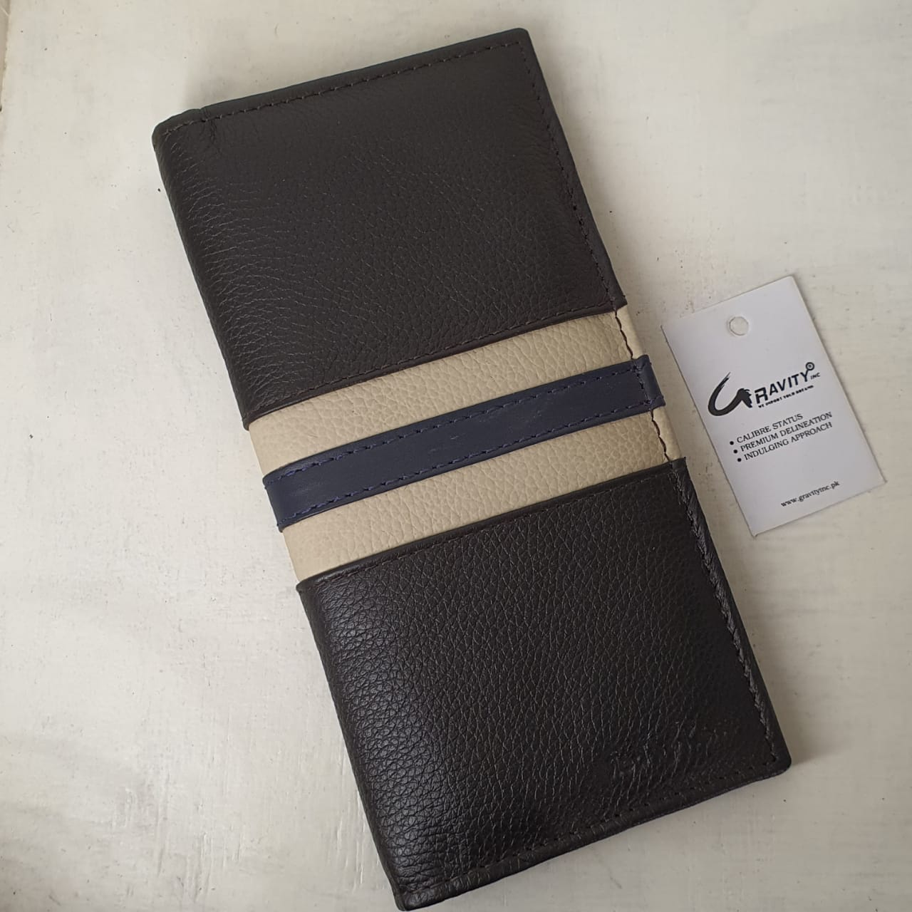 Pure Leather Men's Long Wallet rk164