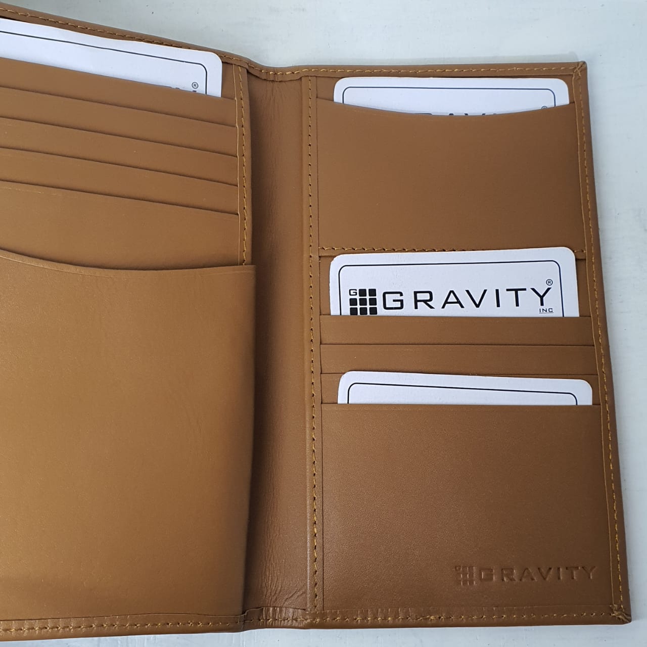 Pure Leather Men's Long Wallet