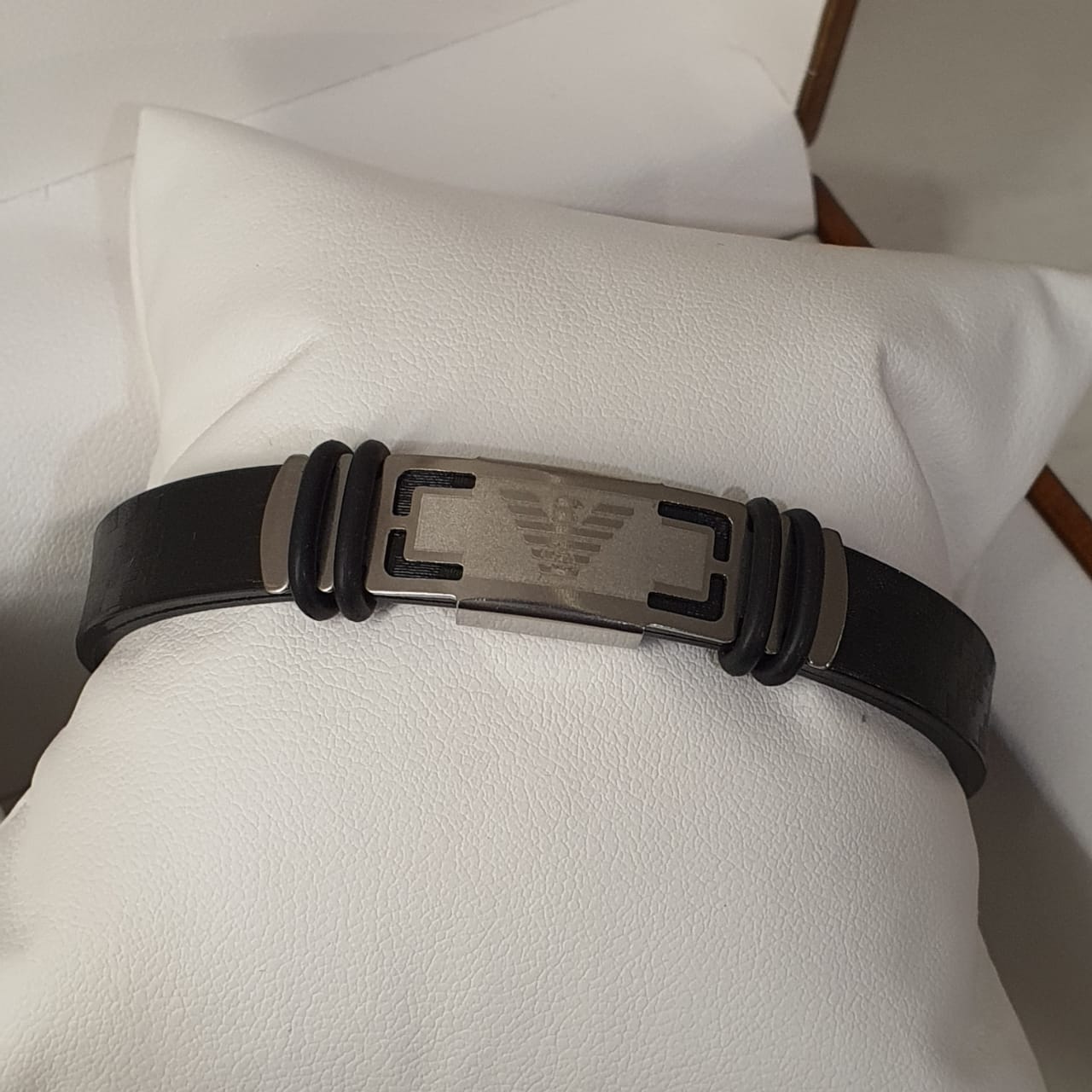 Armani Rubber Men's Bracelet