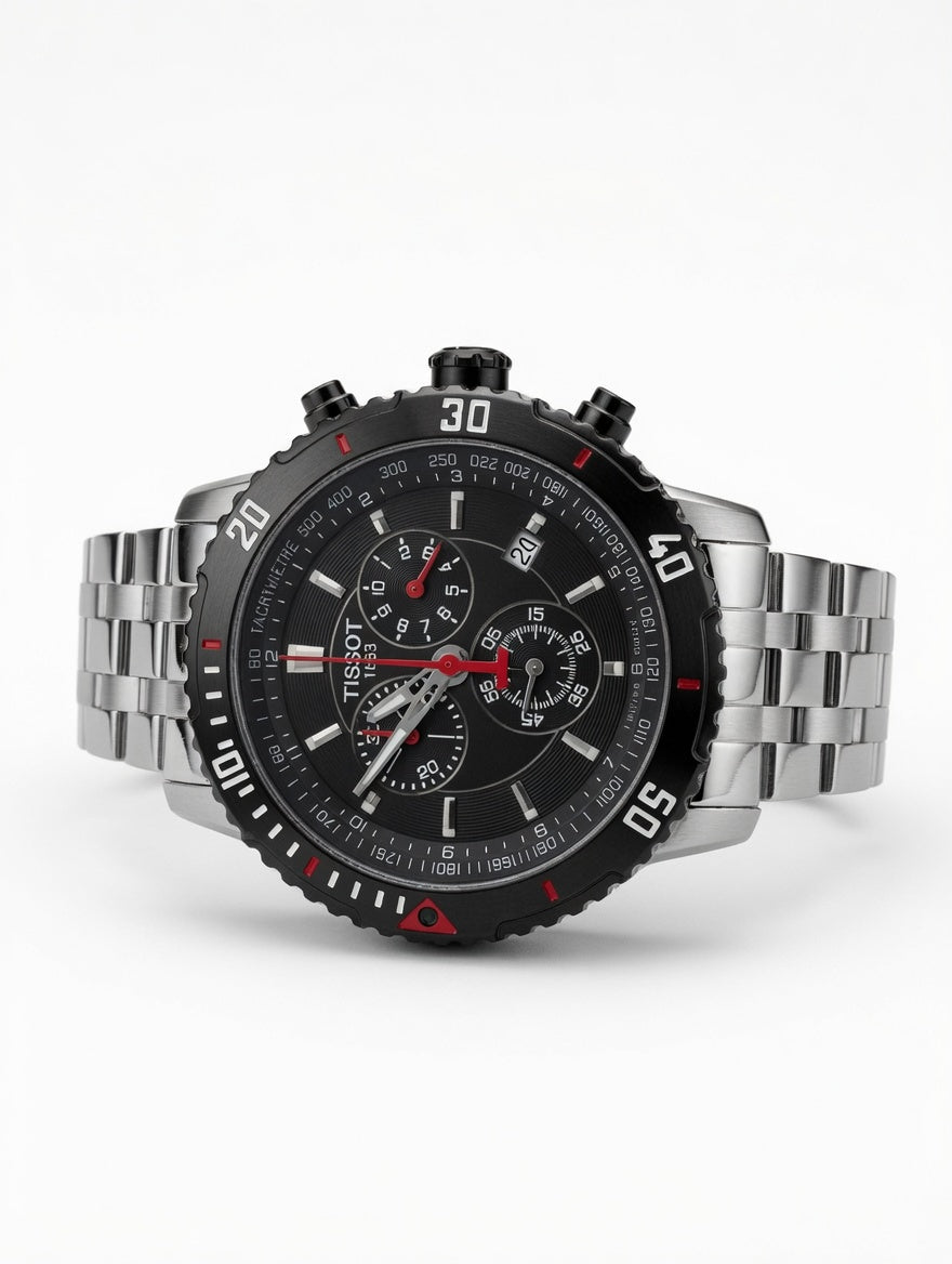 Tissot PRS 200 Quartz with Chronograph Mens Watch