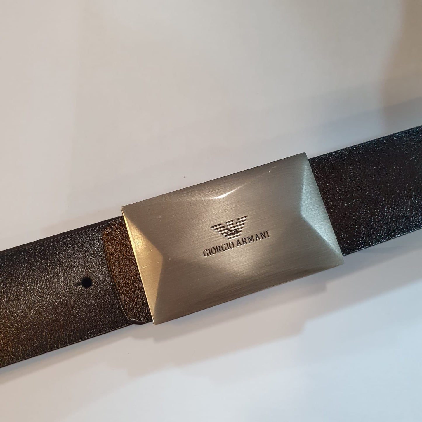 Giorgio Armani Leather Belt GROR-04