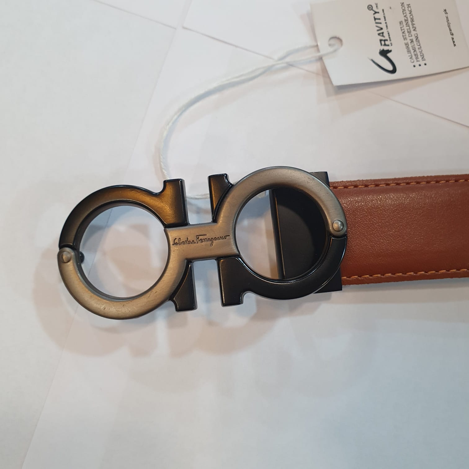 Salvatore Ferragamo Leather Belt GRFR-01