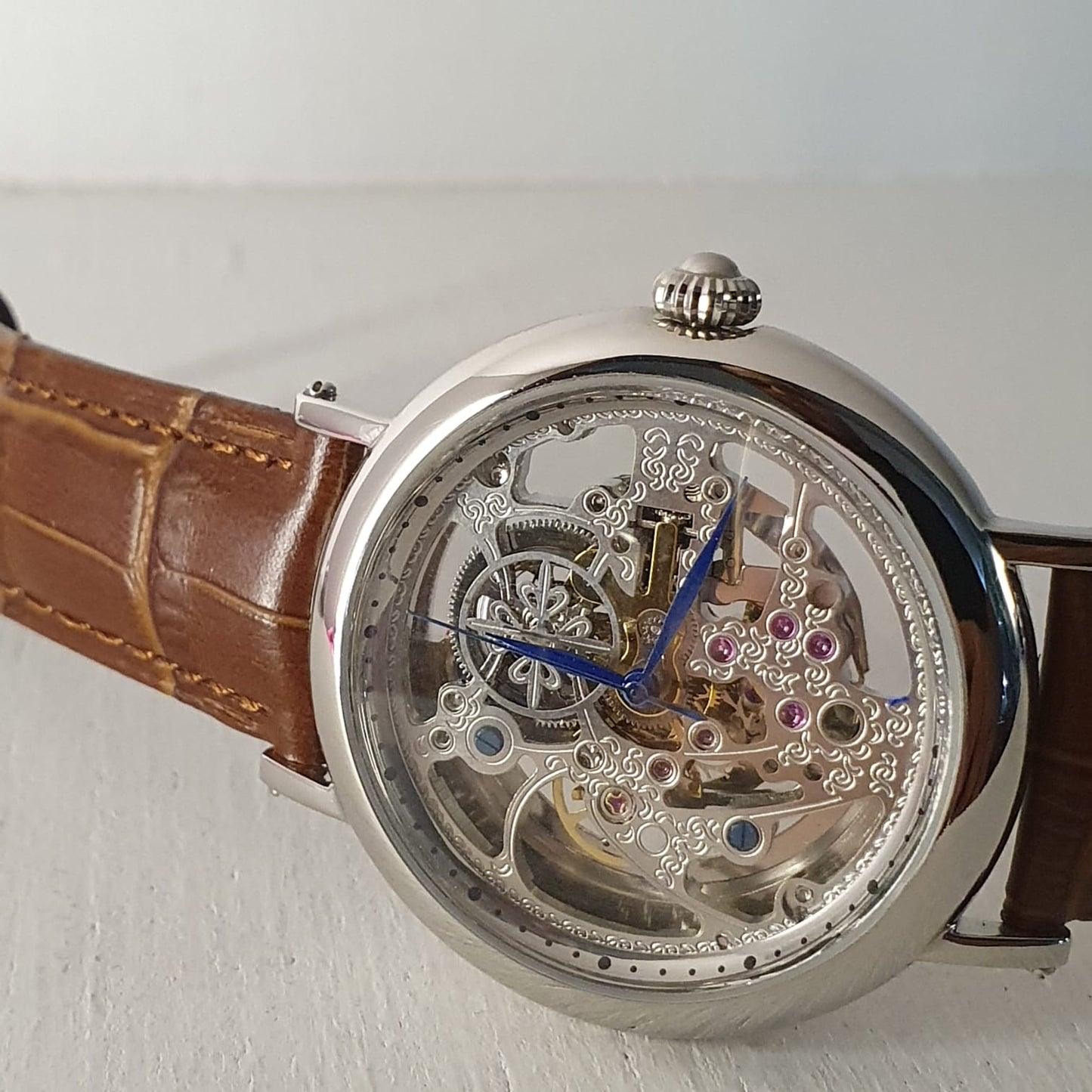 Patek Philippe Geneve Transparent Men's Watch GRPP-08