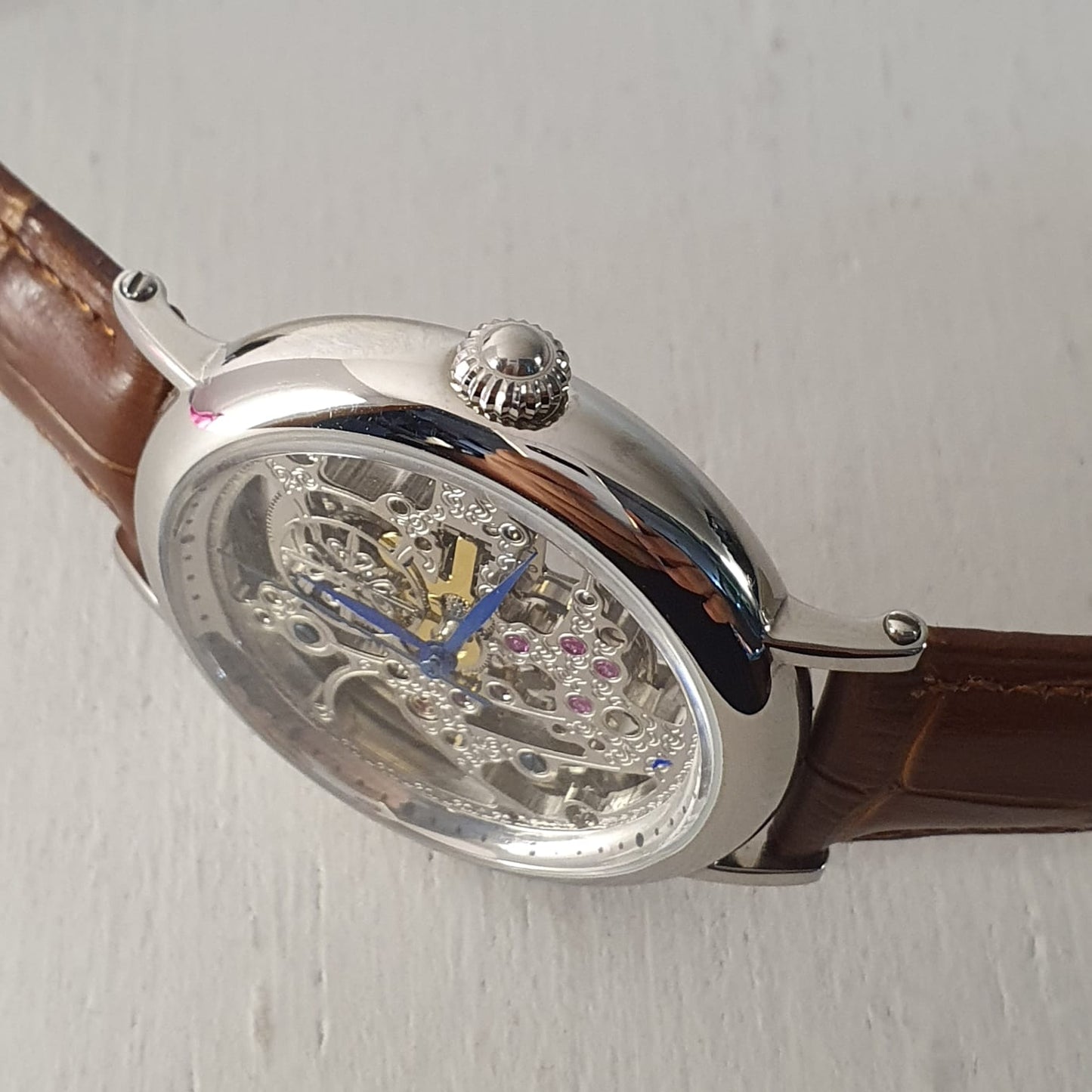 Patek Philippe Geneve Transparent Men's Watch GRPP-08