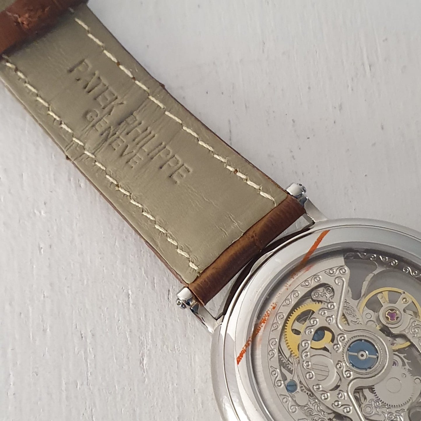 Patek Philippe Geneve Transparent Men's Watch GRPP-08