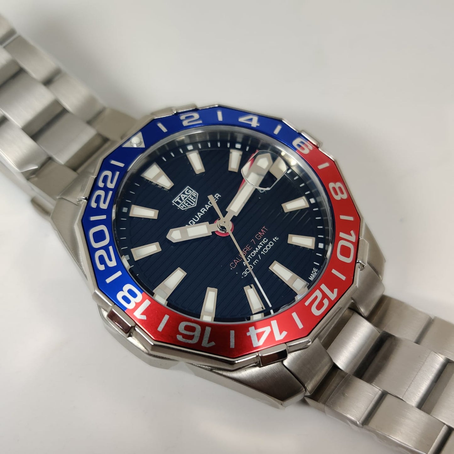 Tag Heuer Aquaracer Calibre 7 GMT Mens Watch GRTG-15