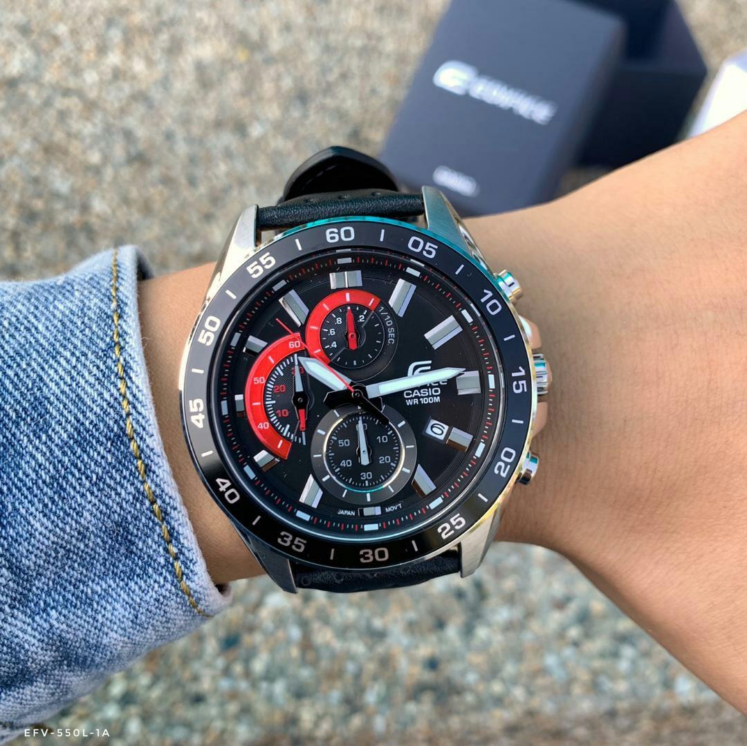 Casio Edifice EFV-550 DY Stainless Steel Watch(Original)