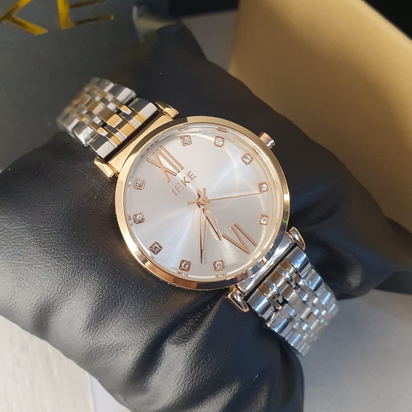 Ieke Stainless Steel Analog Watch For Women GRIK-03