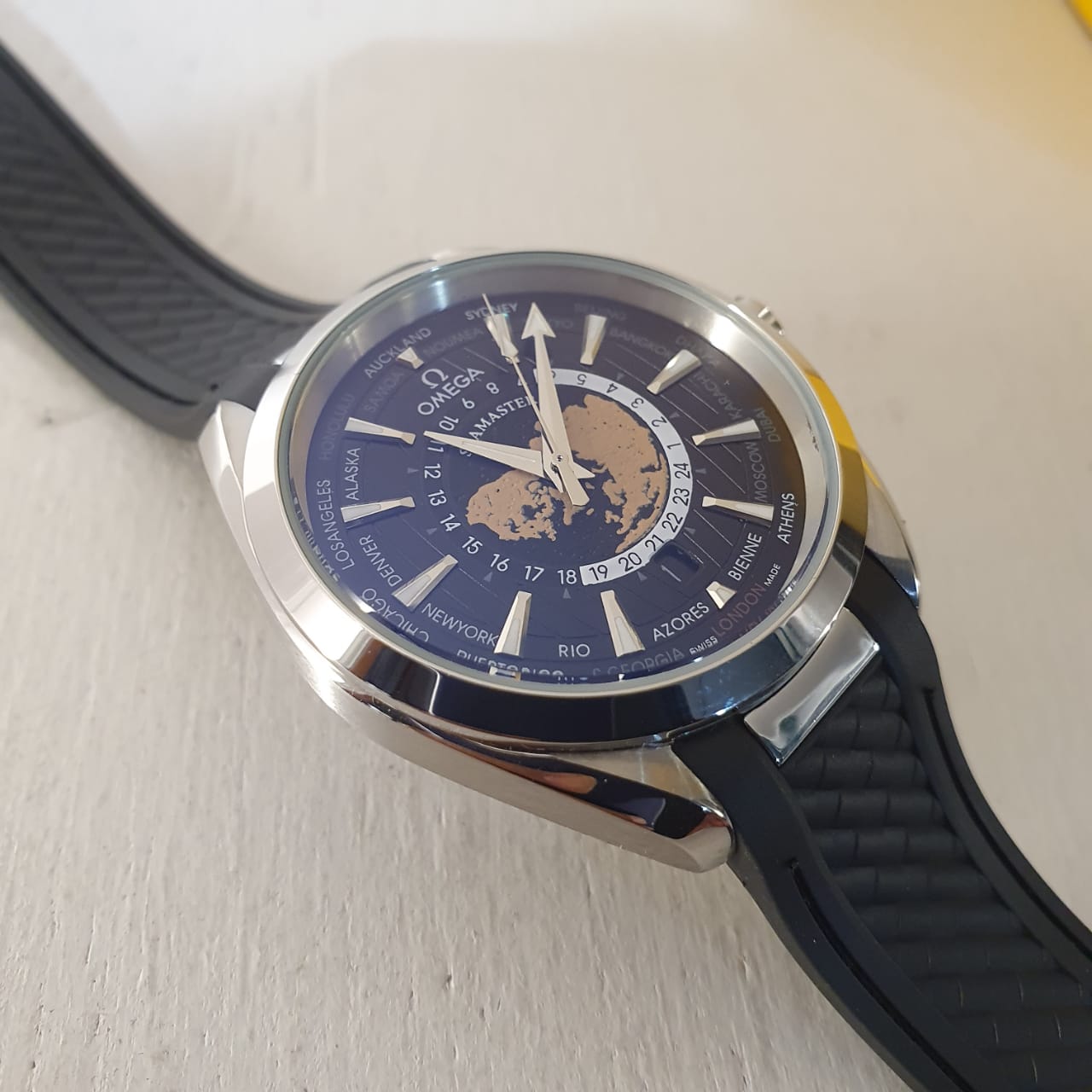 Omega Seamaster Aqua Terra GMT Worldtimer GROM-14