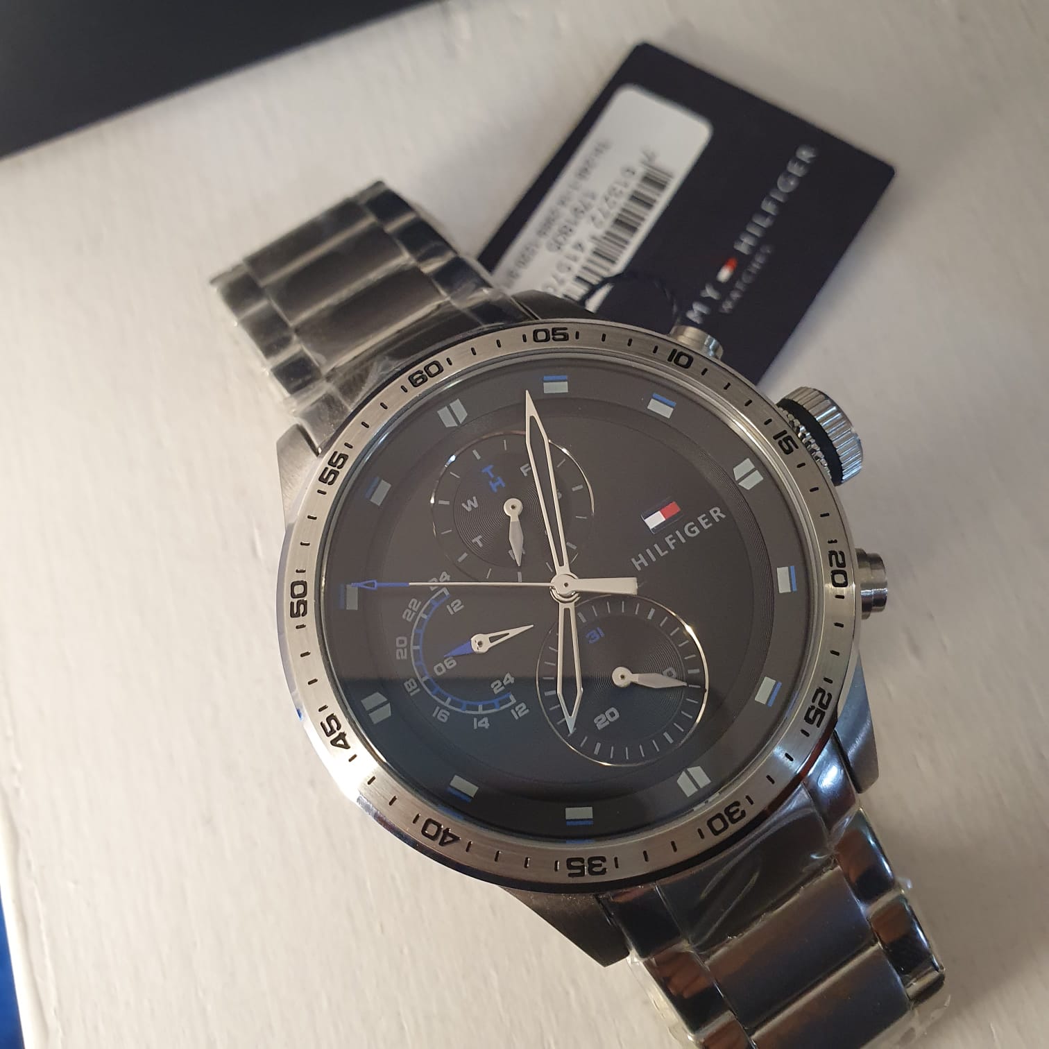 Tommy Hilfiger Mens Stainless Steel Watch 1791805(Original)