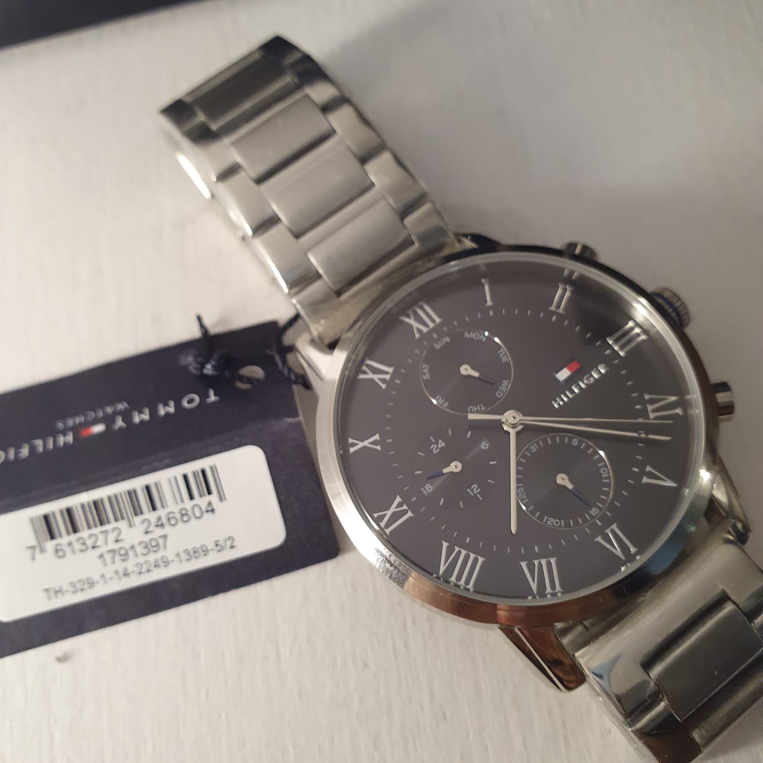 Tommy Hilfiger Mens Stainless Steel Watch 1791397(Original)