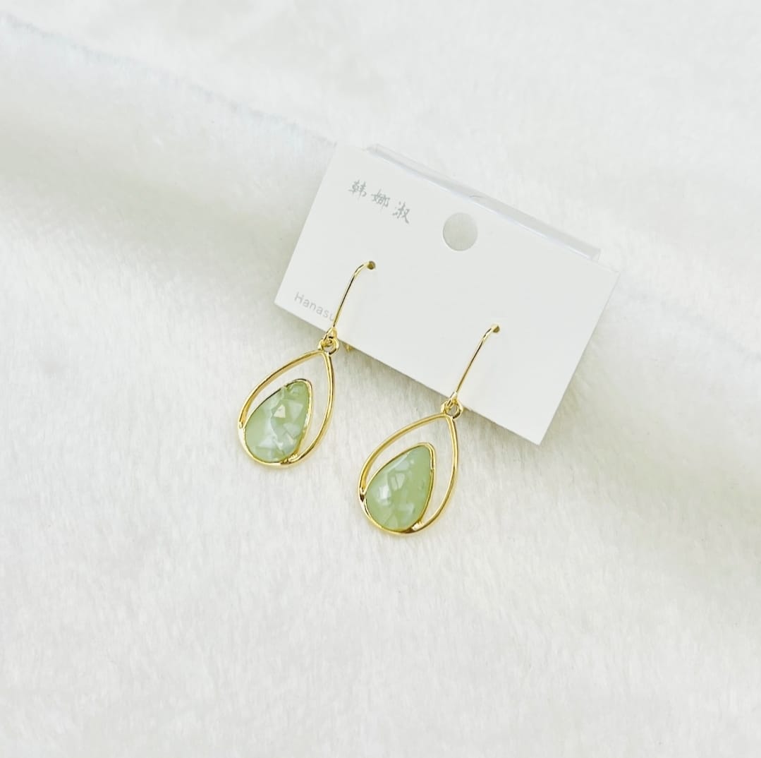 Korean Crystal Pearl Earrings for Women Girl Party Fashion Jewelry