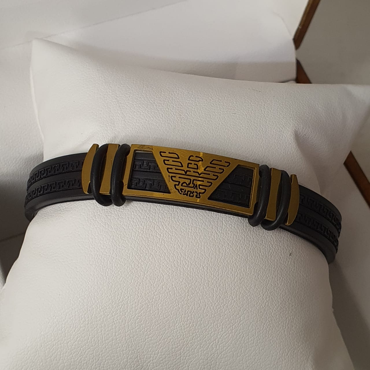 Armani Rubber Men's Bracelet