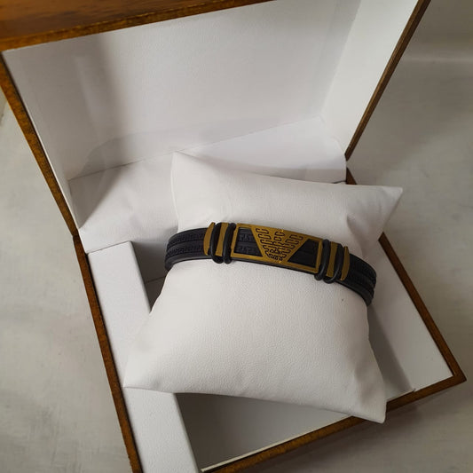 Armani Rubber Men's Bracelet