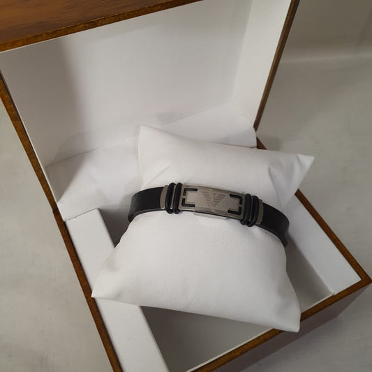 Armani Rubber Men's Bracelet