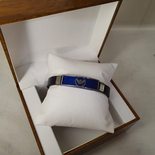 Armani Rubber Men's Bracelet
