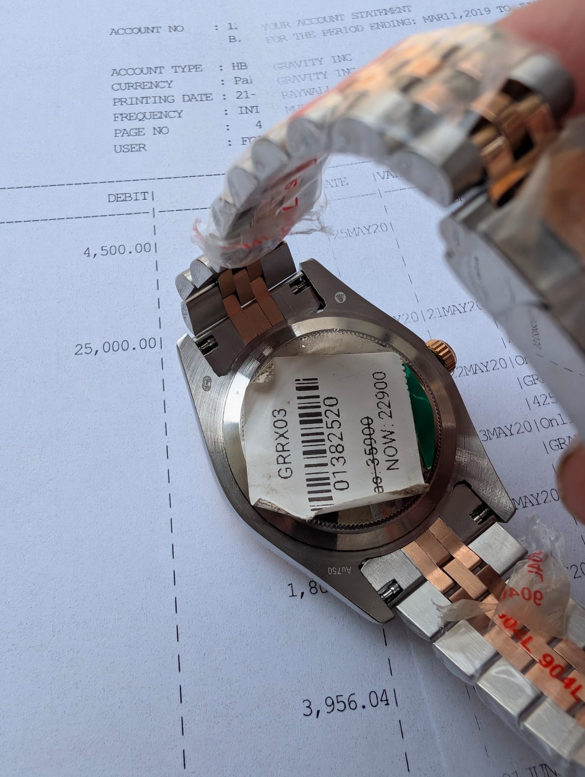Rolex Oyster Perpetual Just Date Men's Watch