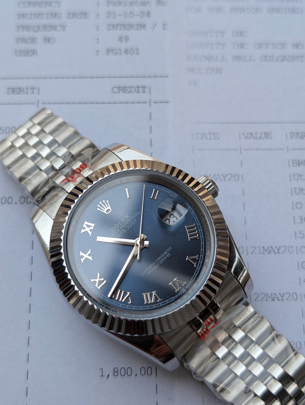 Rolex Oyster Perpetual Just Date Men's Watch