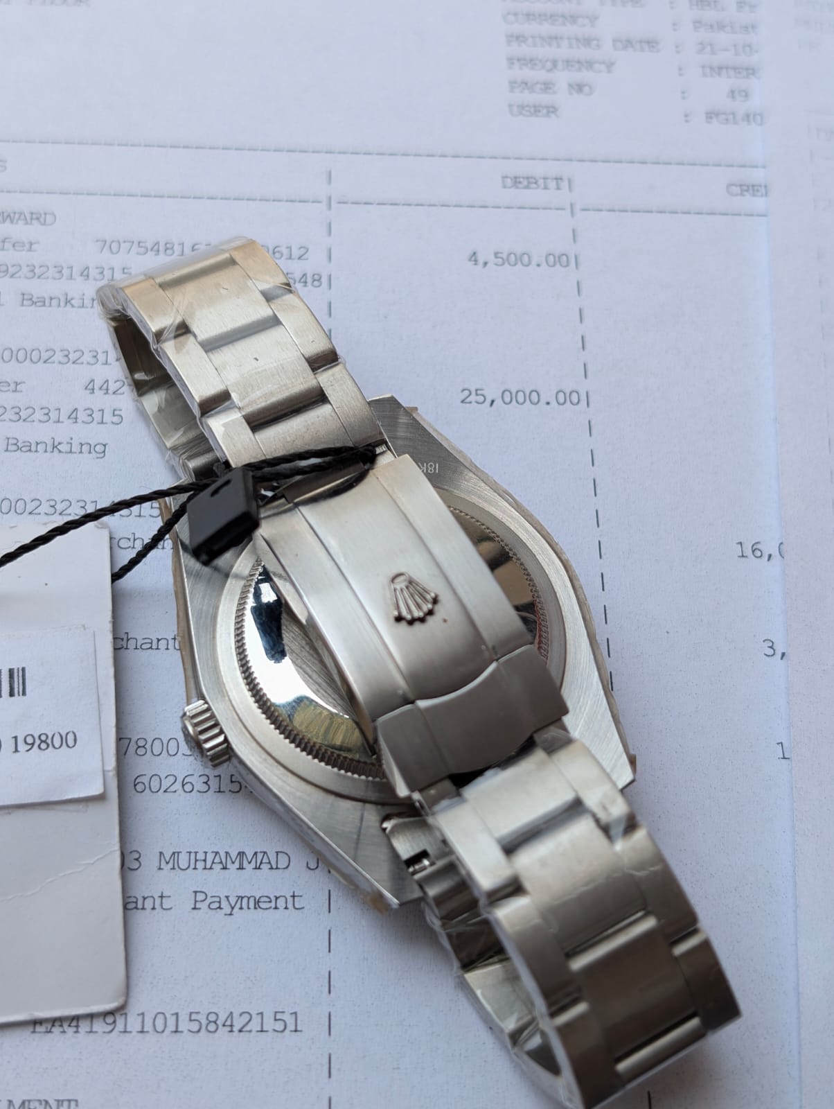 Rolex Oyster Perpetual Just Date Men's Watch