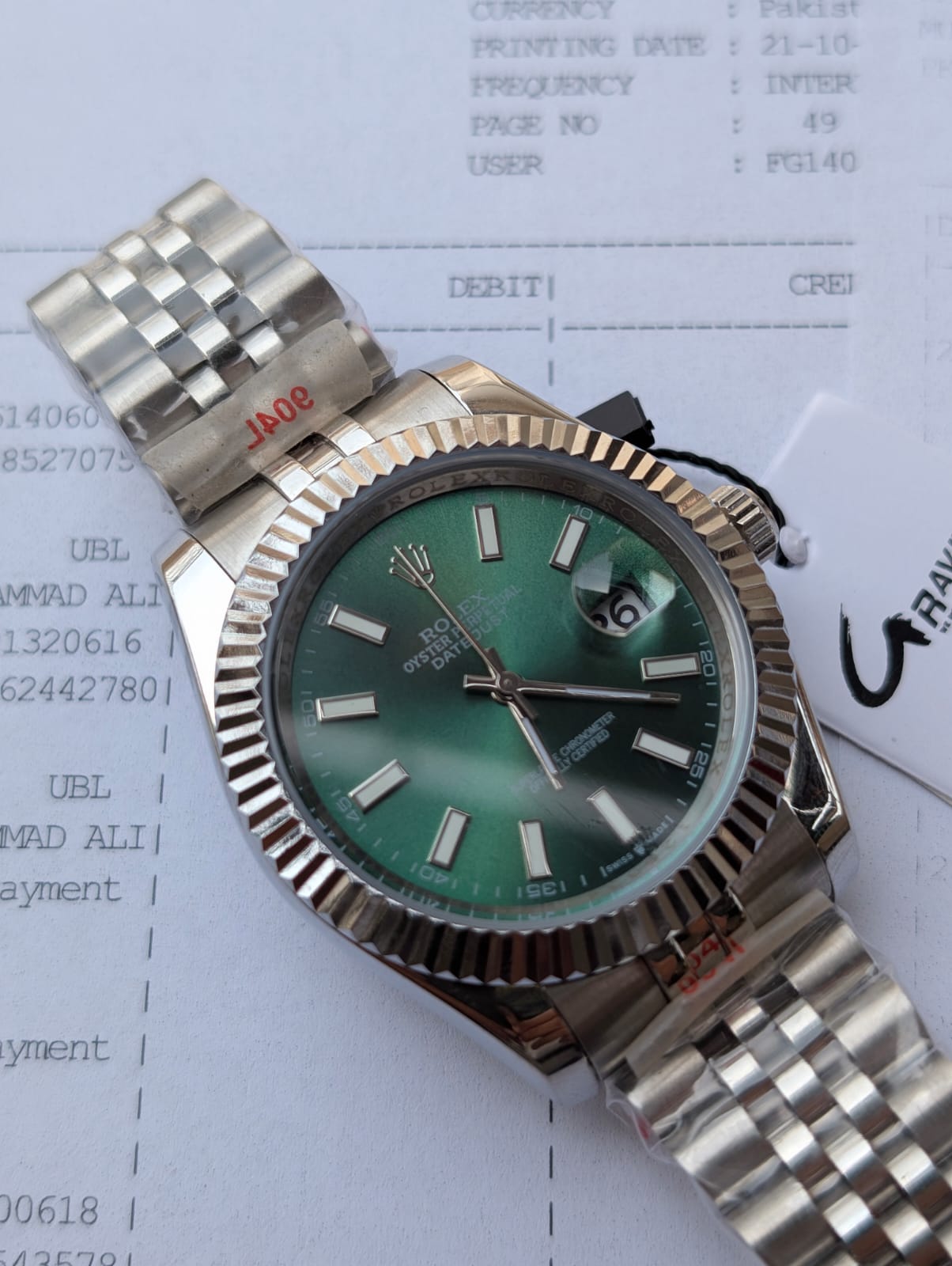 Rolex Oyster Perpetual Just Date Men's Watch