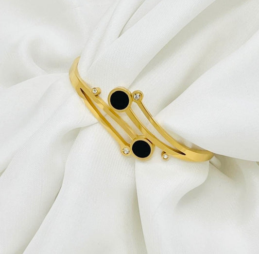 Designer bracelet Jewelry Kara Stainless Steel Cuff Bangle for Girls Women Ladies high quality