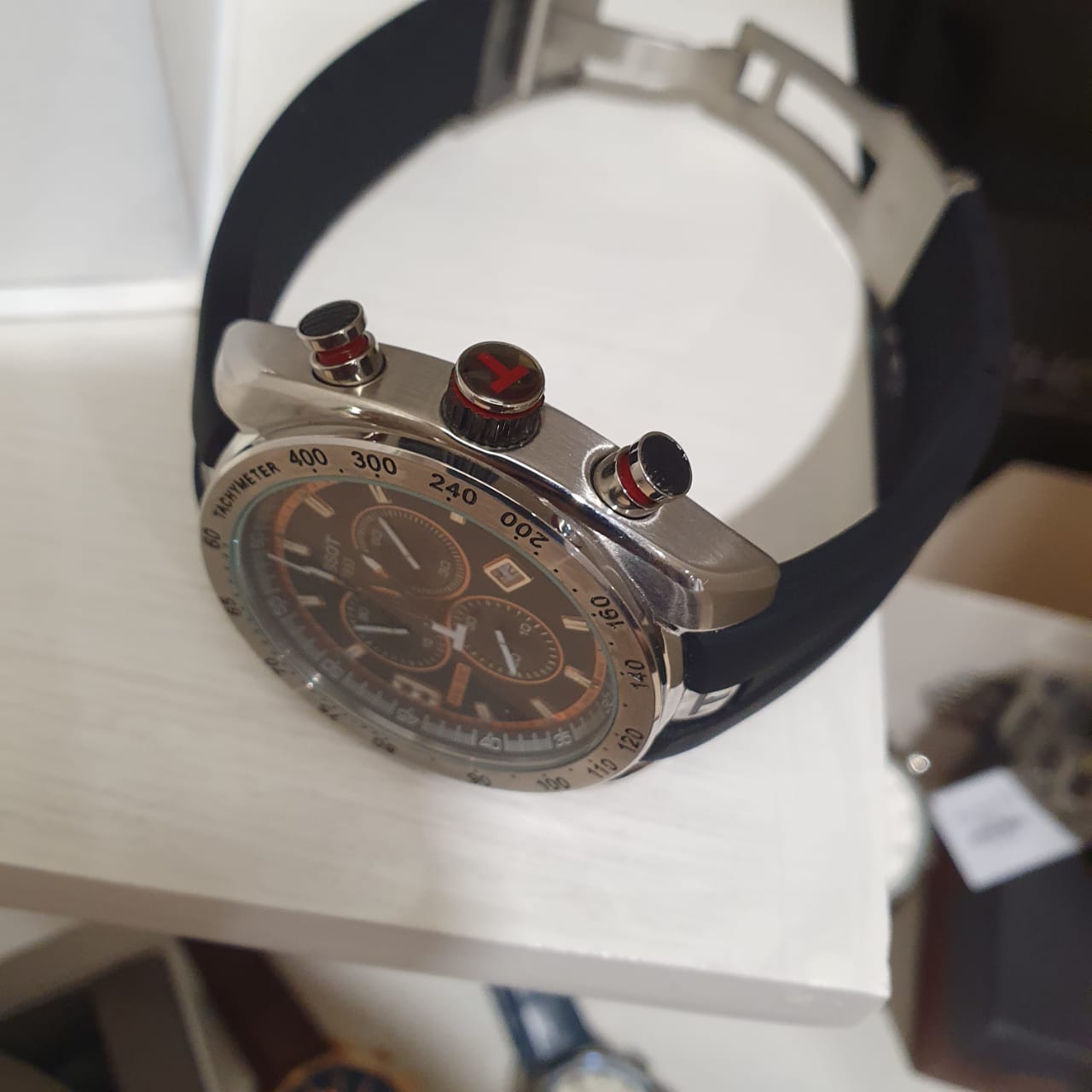 Tissot PRS 330 Quartz with Chronograph Mens Watch