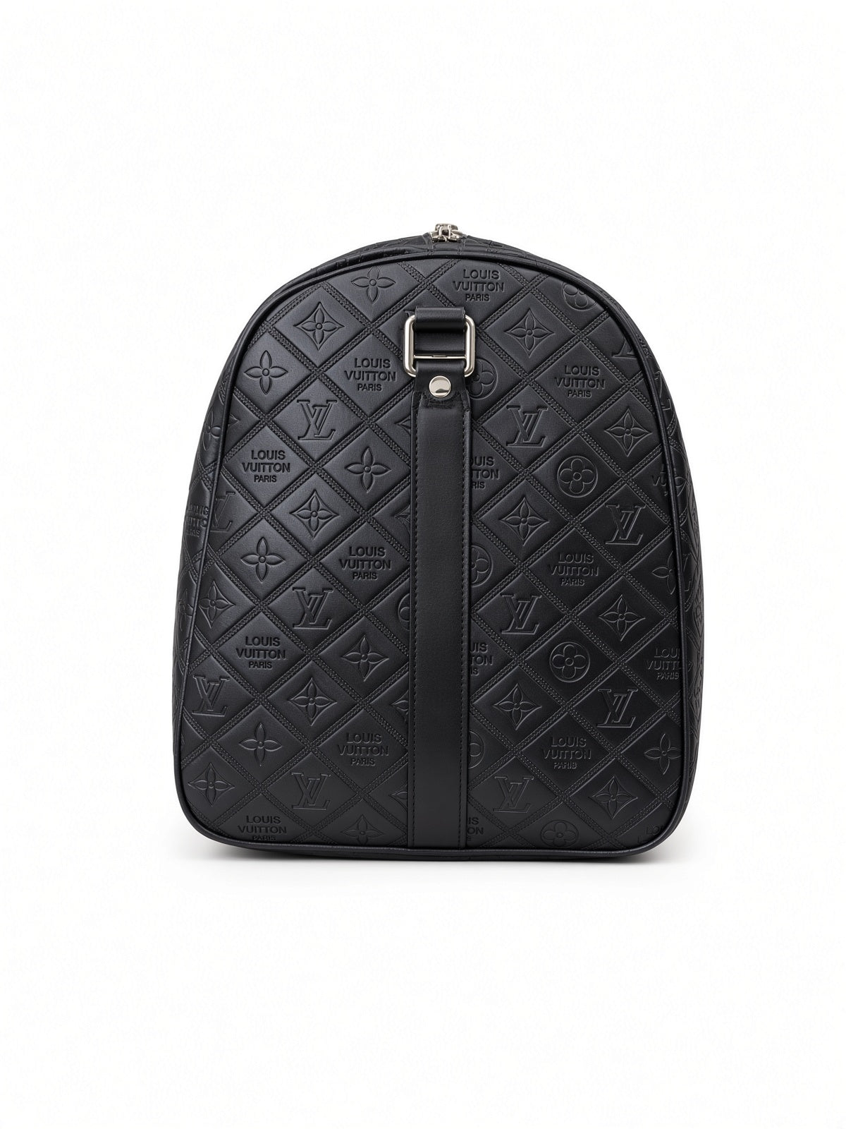Louis Vuitton Black Embossed Duffel (Imitate)