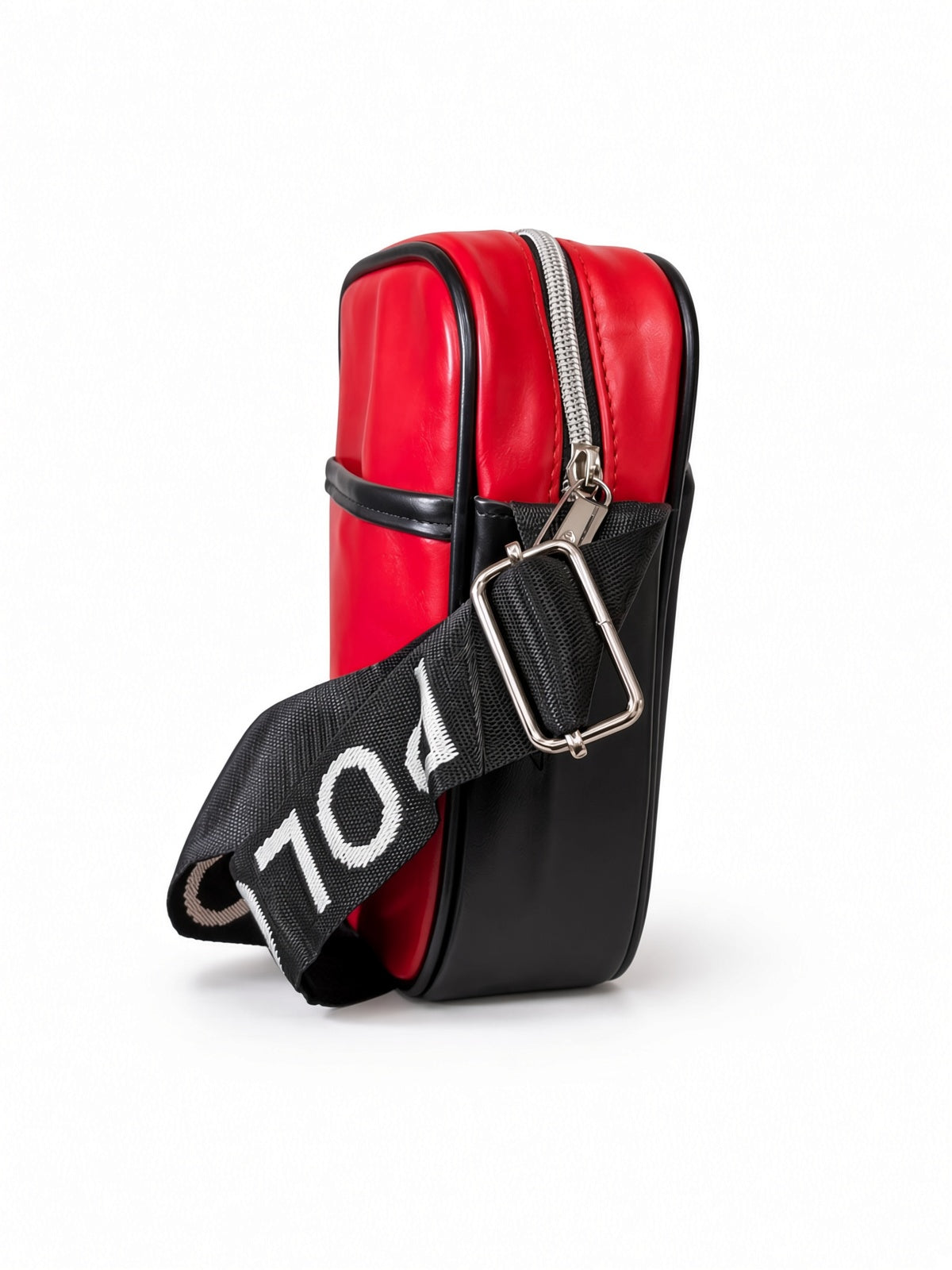 Polo RL Red Leather Crossbody Bag
