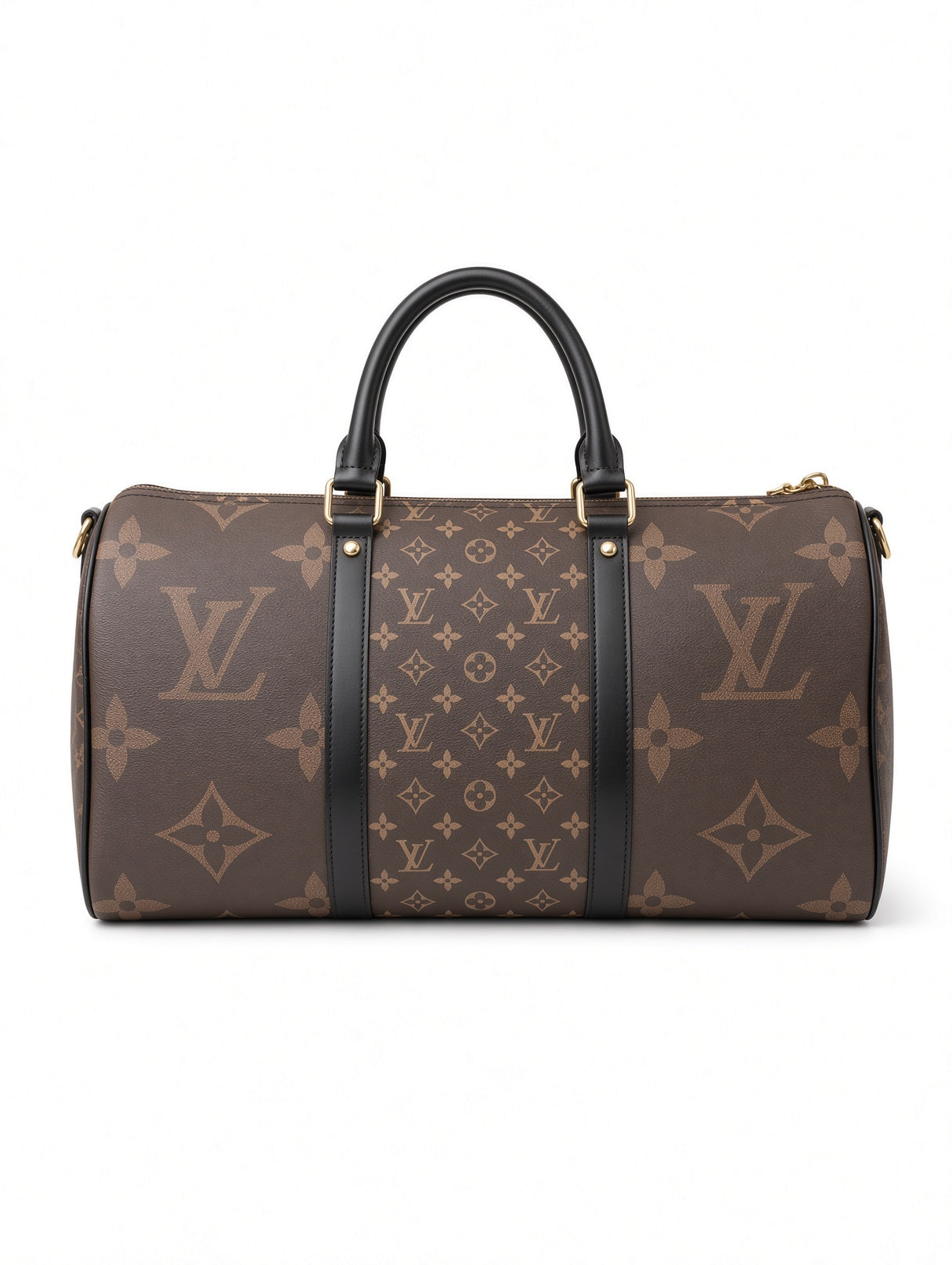 Louis Vuitton Brown Embossed Duffel (Imitation)