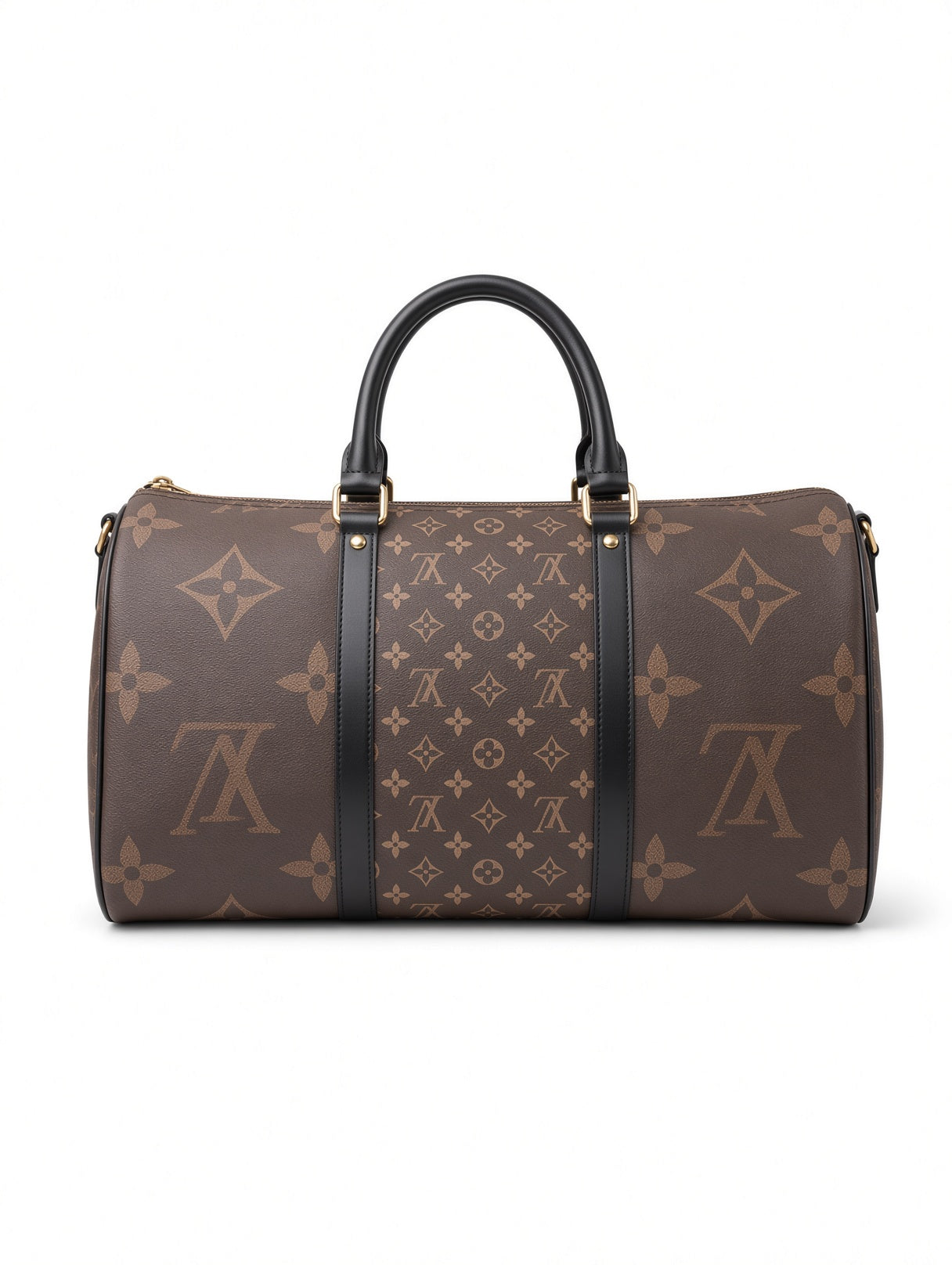 Louis Vuitton Brown Embossed Duffel (Imitation)
