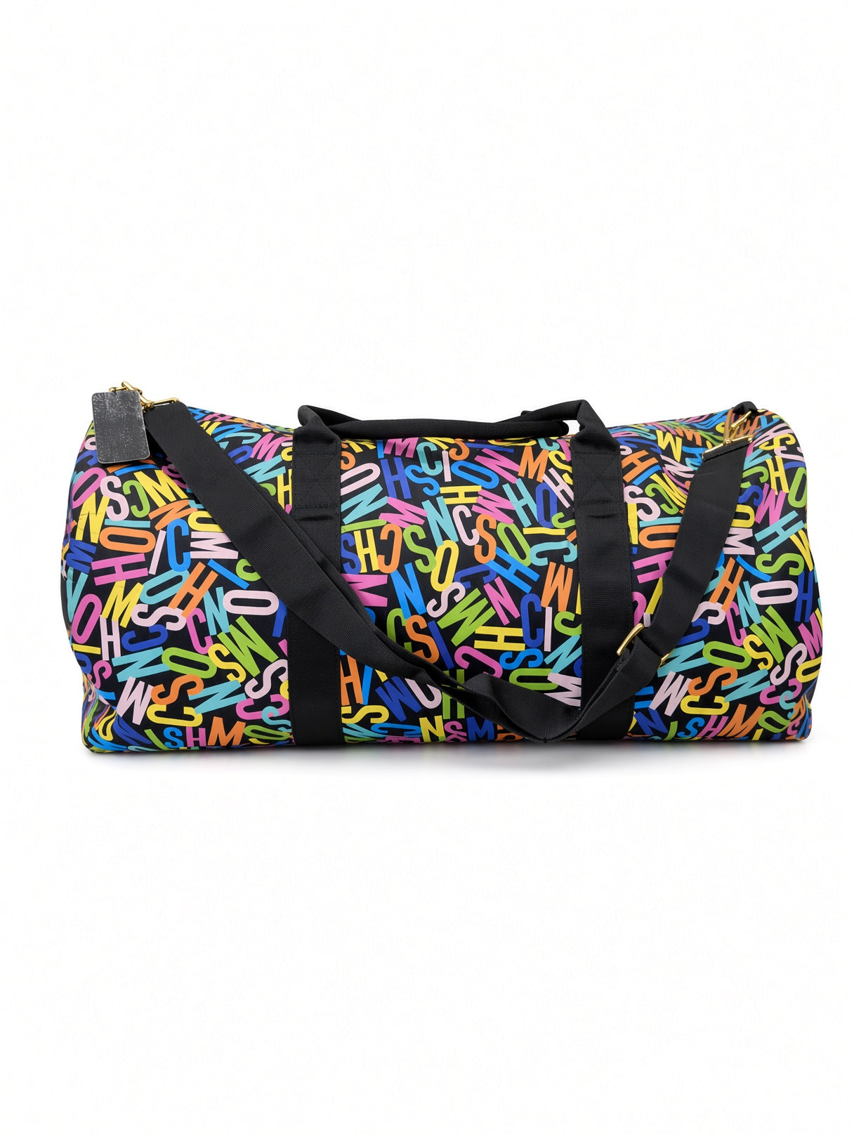 Moschino Multicolor Letter Duffle Bag