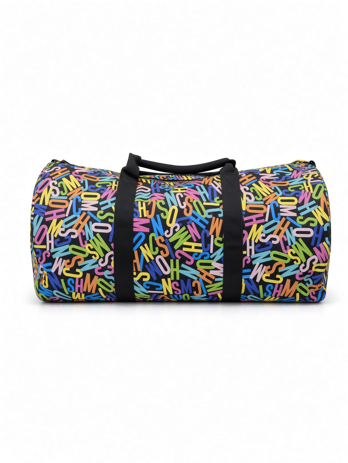 Moschino Multicolor Letter Duffle Bag