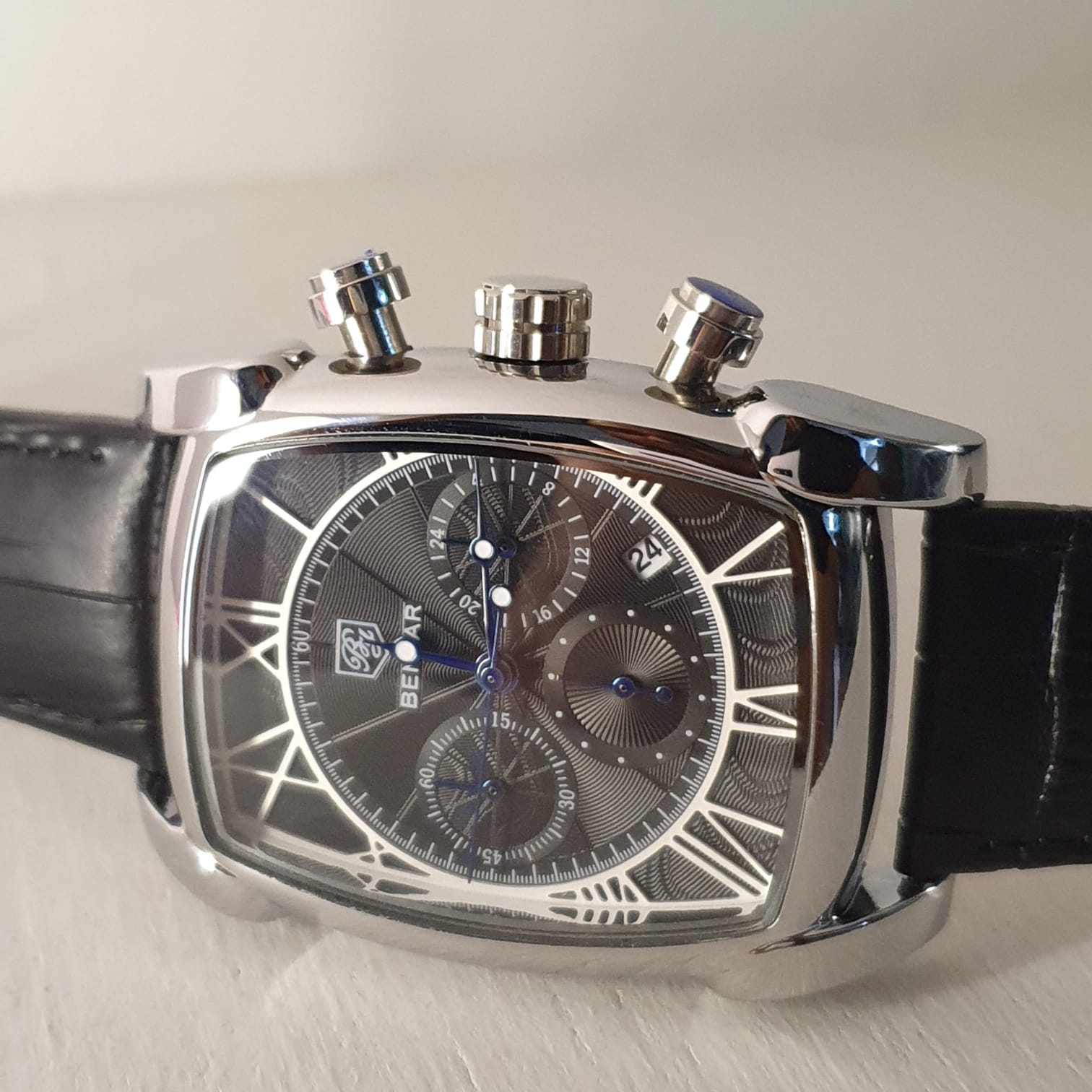 Benyar Square Dial Chronograph Mens Watch BY-5113