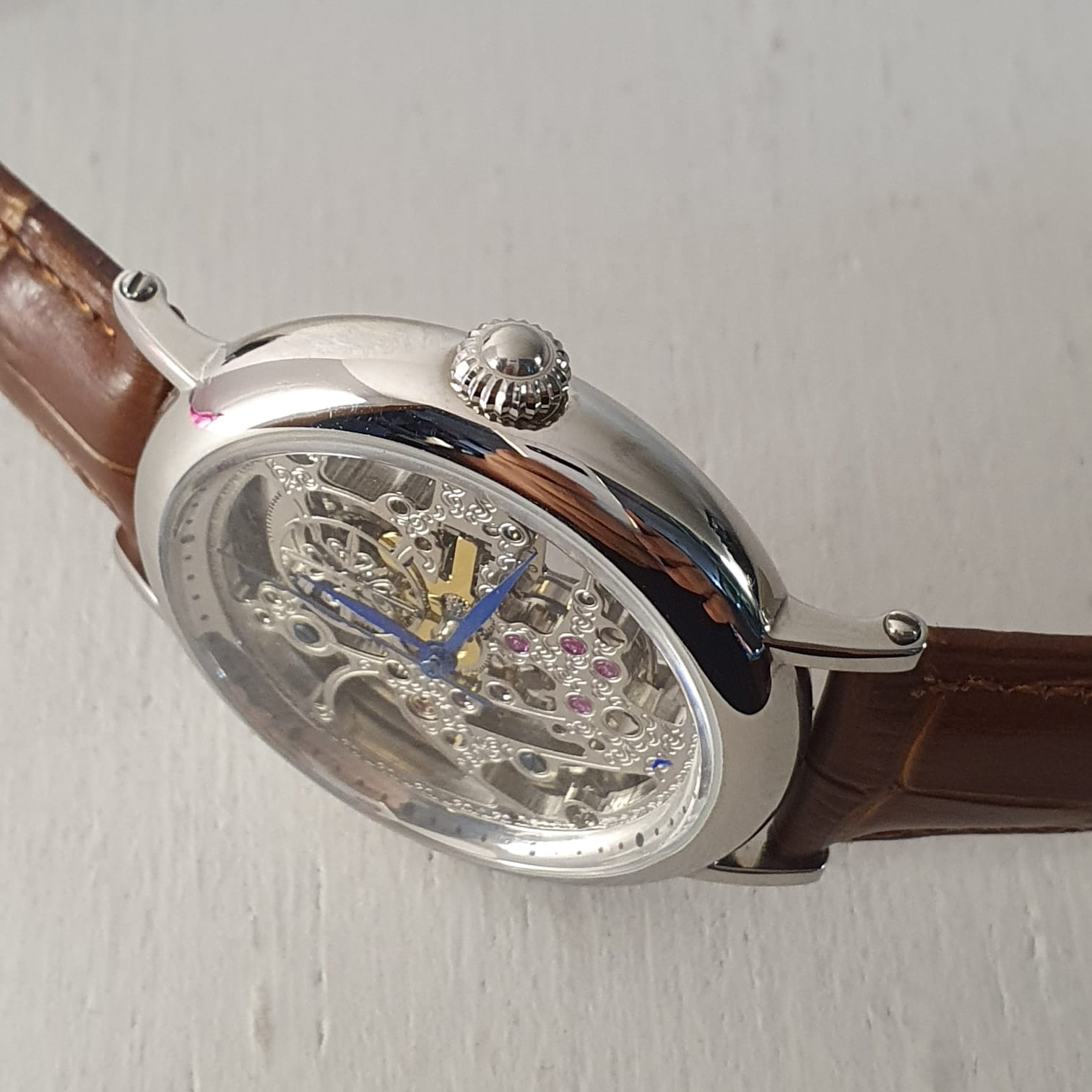 Patek Philippe Geneve Transparent Men's Watch GRPP-08