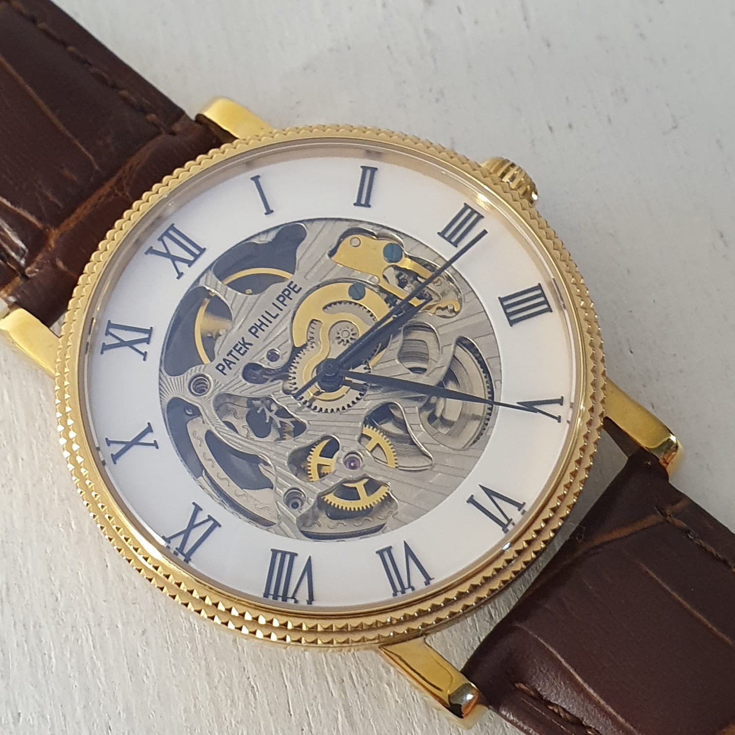 Patek Philippe Geneve Transparent Men's Watch GRPP-07