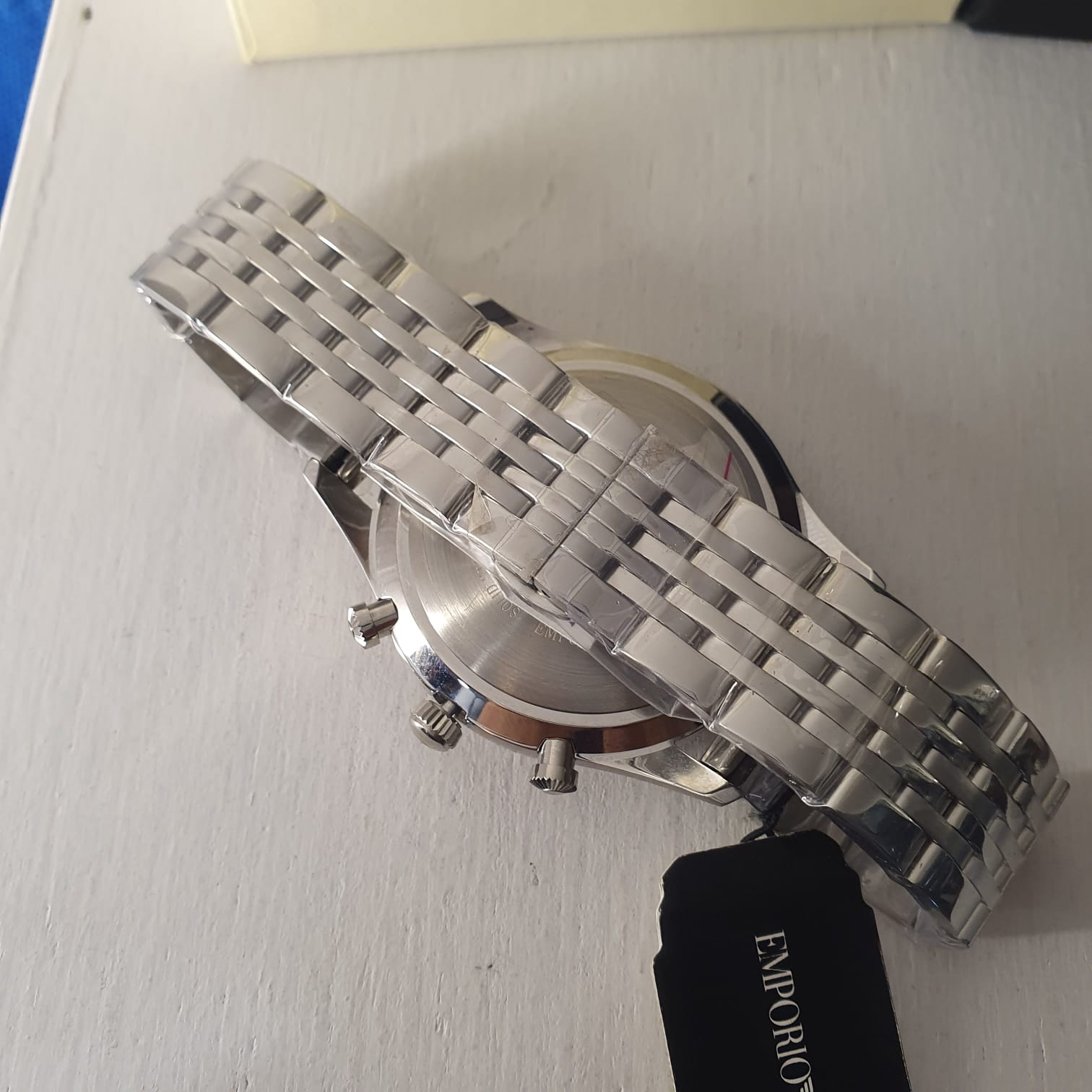 EMPORIO ARMANI Mens Classic Stainless Steel Watch AR1863(Original)