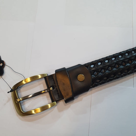 Braided Leather Belt GROR-09