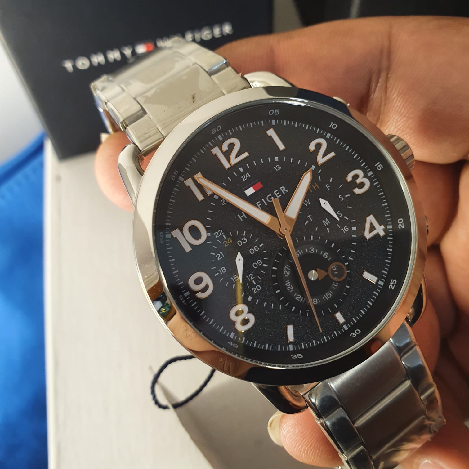 Tommy Hilfiger Mens Stainless Steel Watch 1791422(Original)