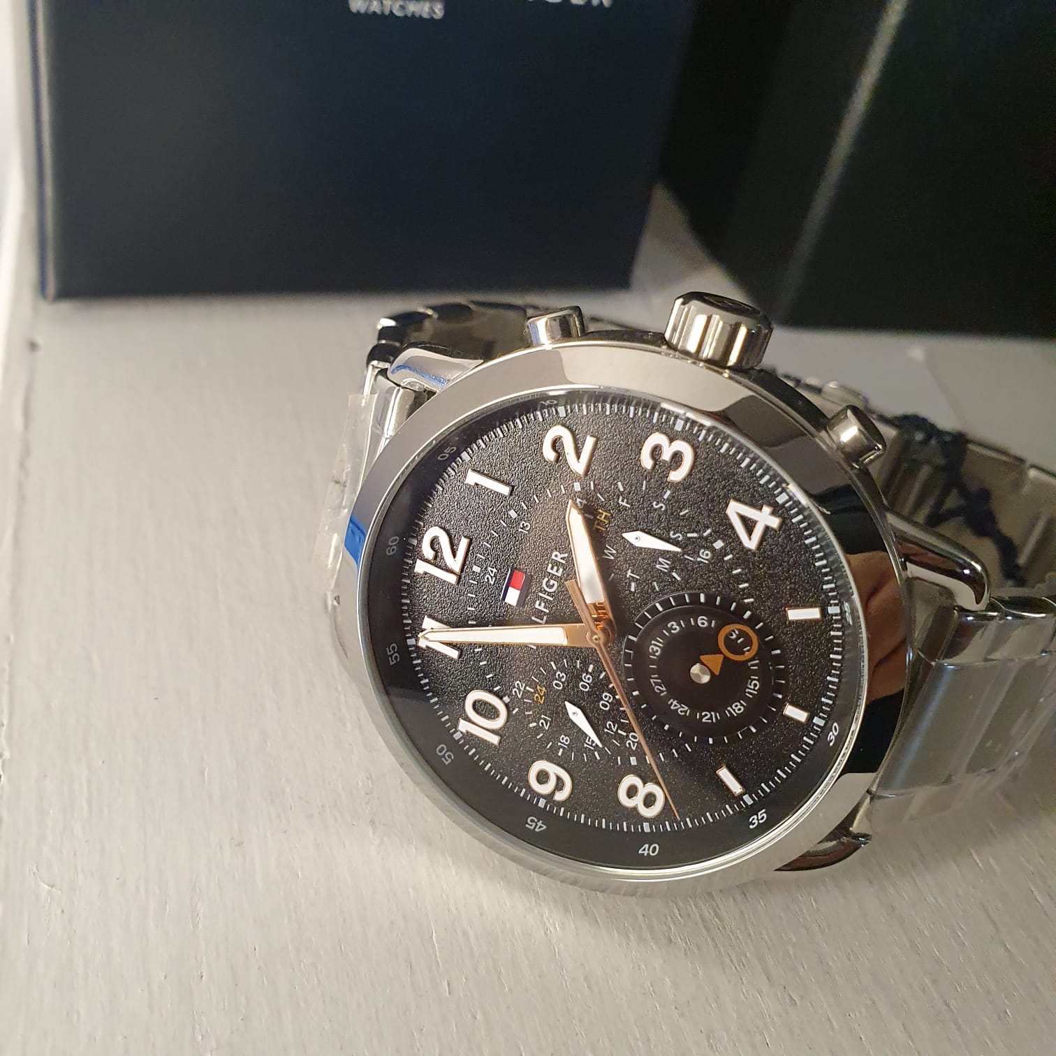 Tommy Hilfiger Mens Stainless Steel Watch 1791422(Original)